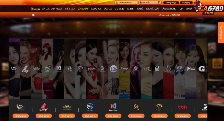 Giới thiệu vài nét về sảnh casino trực tuyến Ga6789